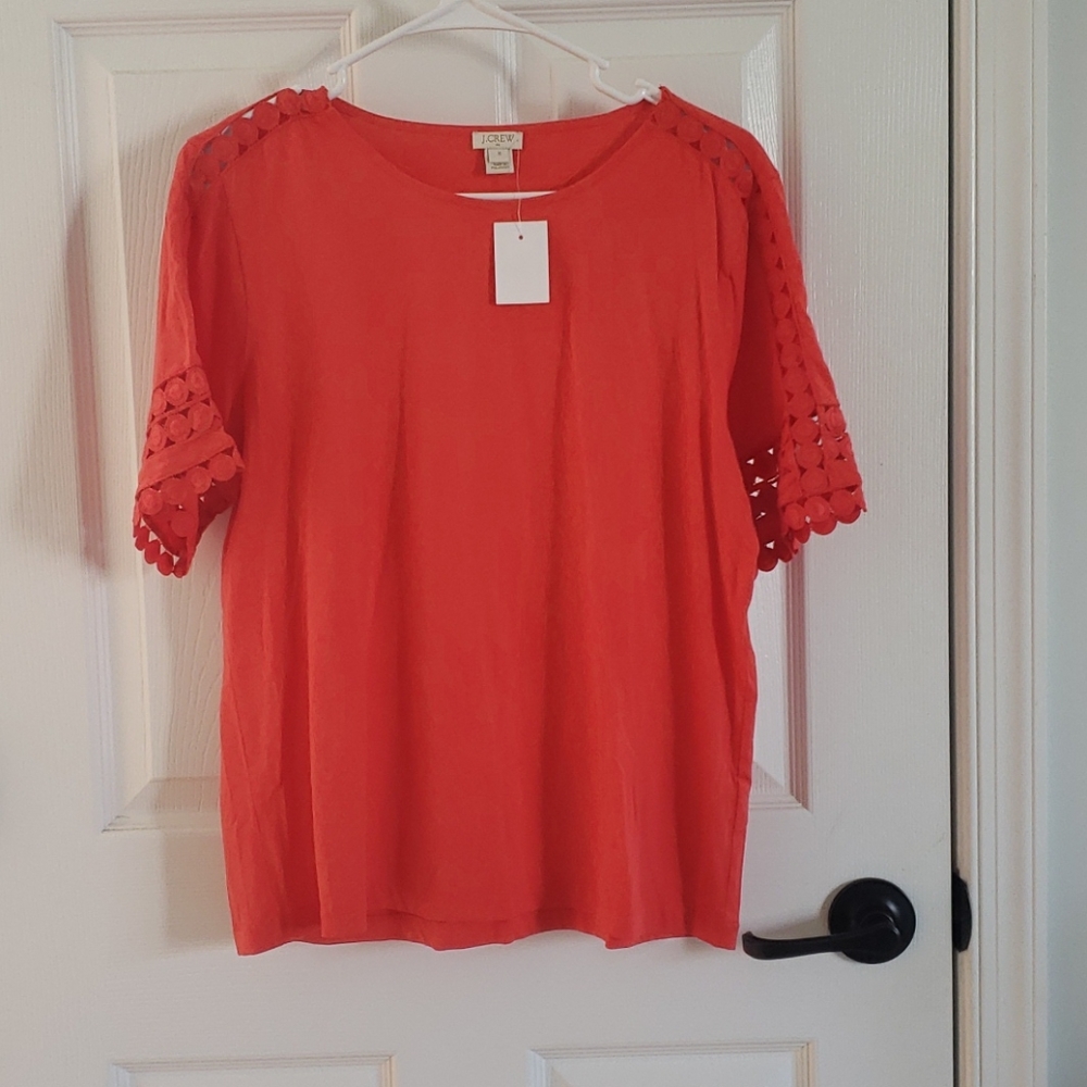 NWT J. Crew Crochet Top